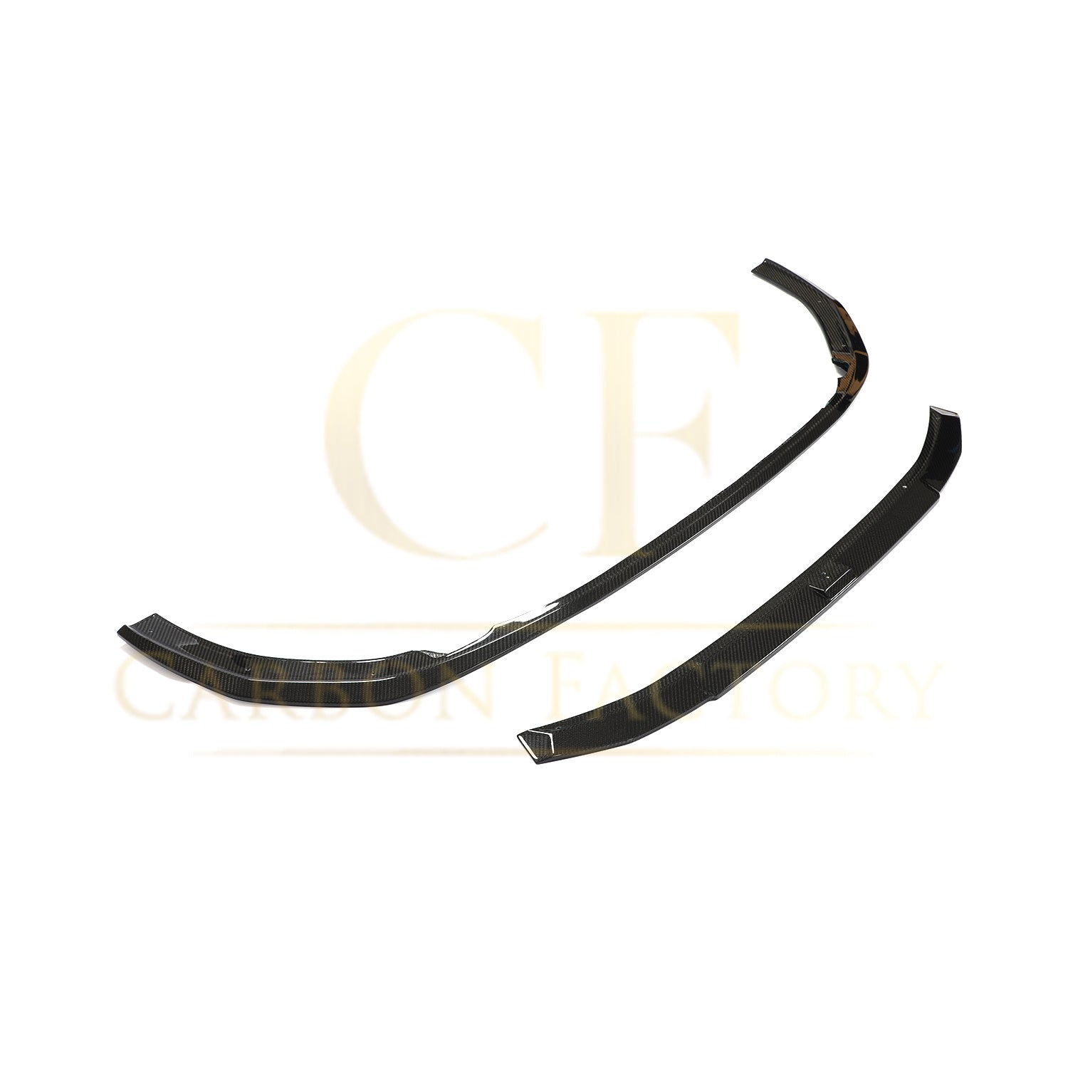 R Style Pre-Preg Carbon Fibre Front Splitter for Audi B9 RS4 18-20-Carbon Factory