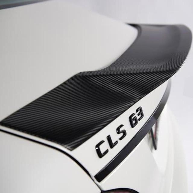 REN Style Carbon Fibre Boot Spoiler for Mercedes Benz C218 CLS 14-18-Carbon Factory