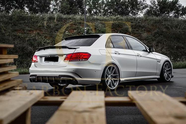 REN Style Carbon Fibre Boot Spoiler for Mercedes Benz W212 E Class Saloon 10-17-Carbon Factory