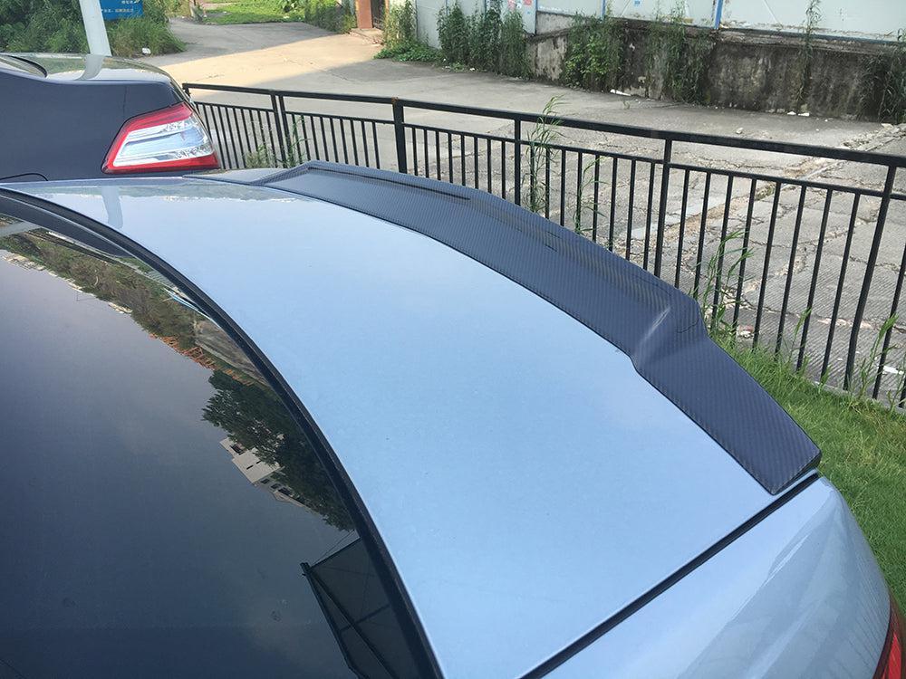 REN Style Carbon Fibre Boot Spoiler for Mercedes Benz W212 E Class Saloon 10-17-Carbon Factory