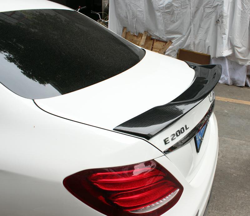 REN Style Carbon Fibre Boot Spoiler for Mercedes Benz W213 E Class Saloon 17-Present-Carbon Factory