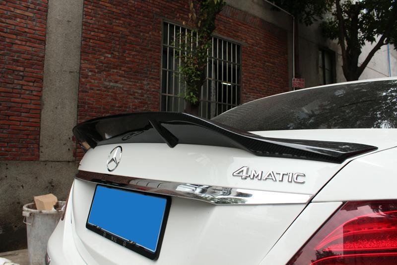 REN Style Carbon Fibre Boot Spoiler for Mercedes Benz W213 E Class Saloon 17-Present-Carbon Factory