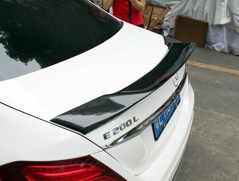 REN Style Carbon Fibre Boot Spoiler for Mercedes Benz W213 E Class Saloon 17-Present-Carbon Factory