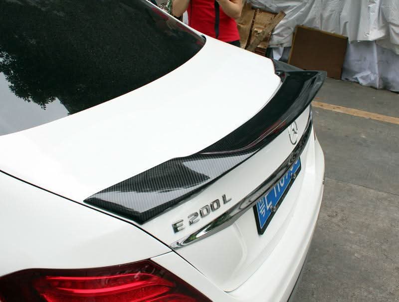 REN Style Carbon Fibre Boot Spoiler for Mercedes Benz W213 E Class Saloon 17-Present - Carbon Factory