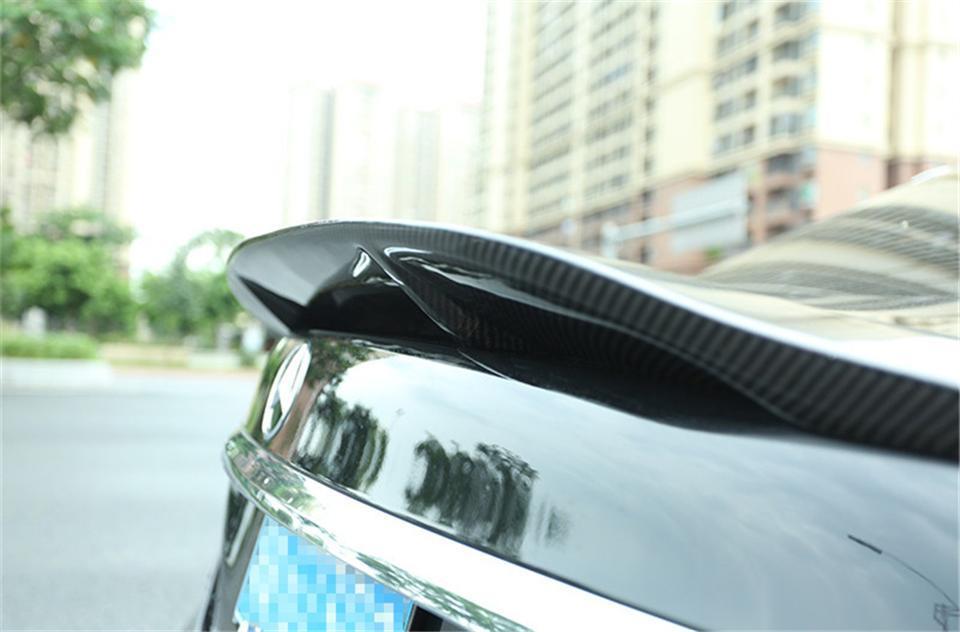 REN Style Carbon Fibre Boot Spoiler for Mercedes Benz W213 E Class Saloon 17-Present-Carbon Factory