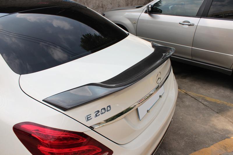 REN Style Carbon Fibre Boot Spoiler for Mercedes Benz W213 E Class Saloon 17-Present-Carbon Factory