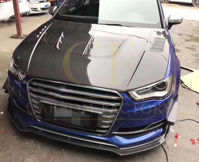 RS Style Carbon Fibre Bonnet for Audi A3 S3 13-15-Carbon Factory