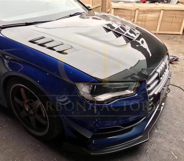 RS Style Carbon Fibre Bonnet for Audi A3 S3 13-15-Carbon Factory