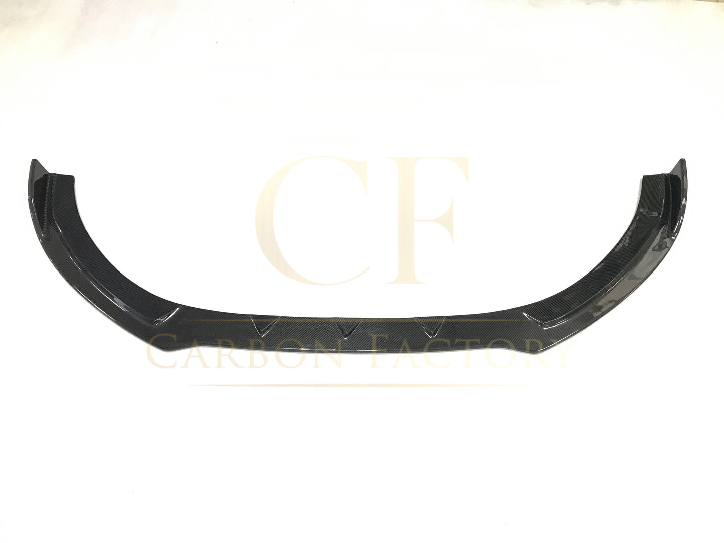 RS Style Carbon Fibre Front Splitter for Audi A3 Saloon Non S Line 16-19-Carbon Factory