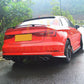 RS Style Carbon Fibre Rear Diffuser for Audi A3 S Line S3 Saloon 13-15-Carbon Factory