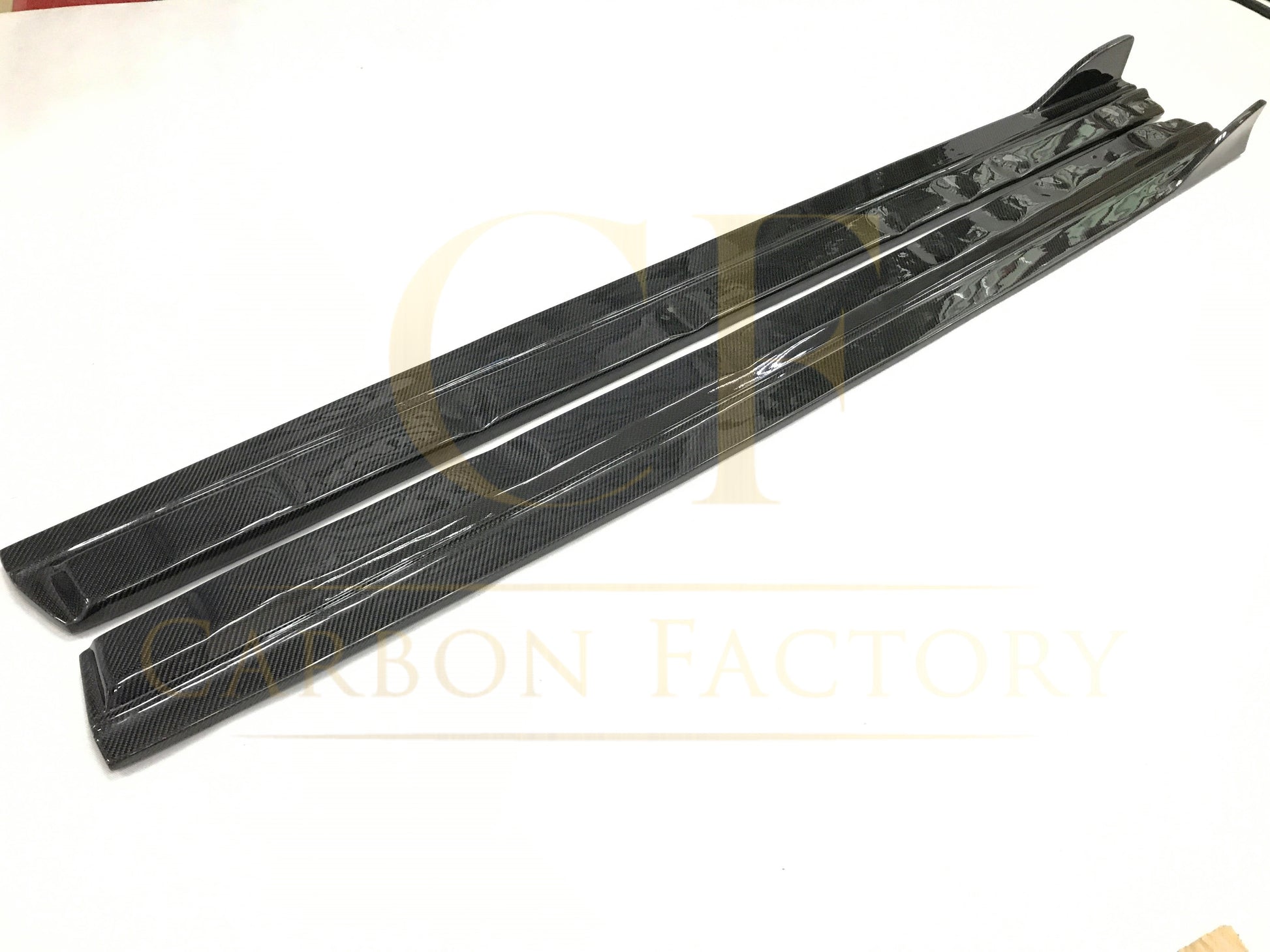 RS Style Carbon Fibre Side Skirts for Audi A3 Saloon (Non S Line) 16-19-Carbon Factory