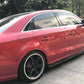 RS Style Carbon Fibre Side Skirts for Audi A3 Saloon (Non S Line) 16-19-Carbon Factory