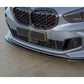 RS Style Gloss Black Front Splitter for BMW F40 1 Series 19-24-Carbon Factory