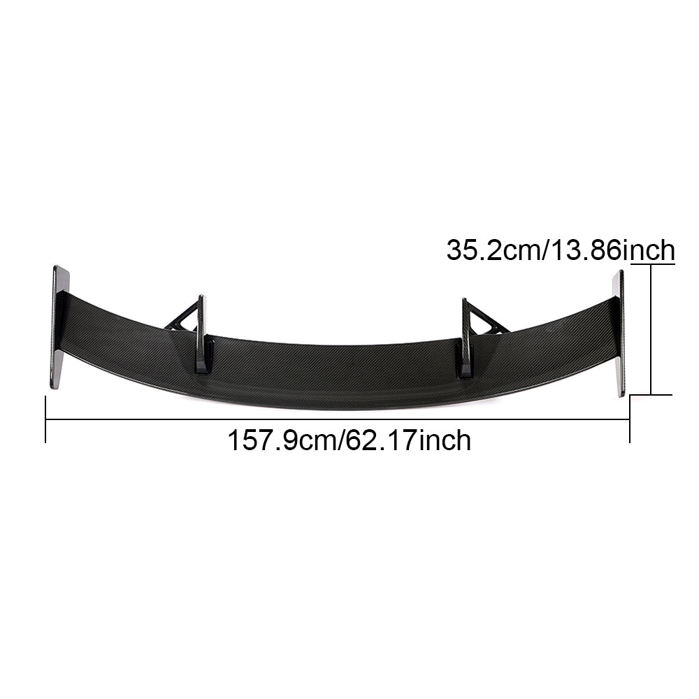 RS Style Pre-Preg Carbon Fibre Boot Spoiler for Audi 8S TT TTS MK3 15-21-Carbon Factory