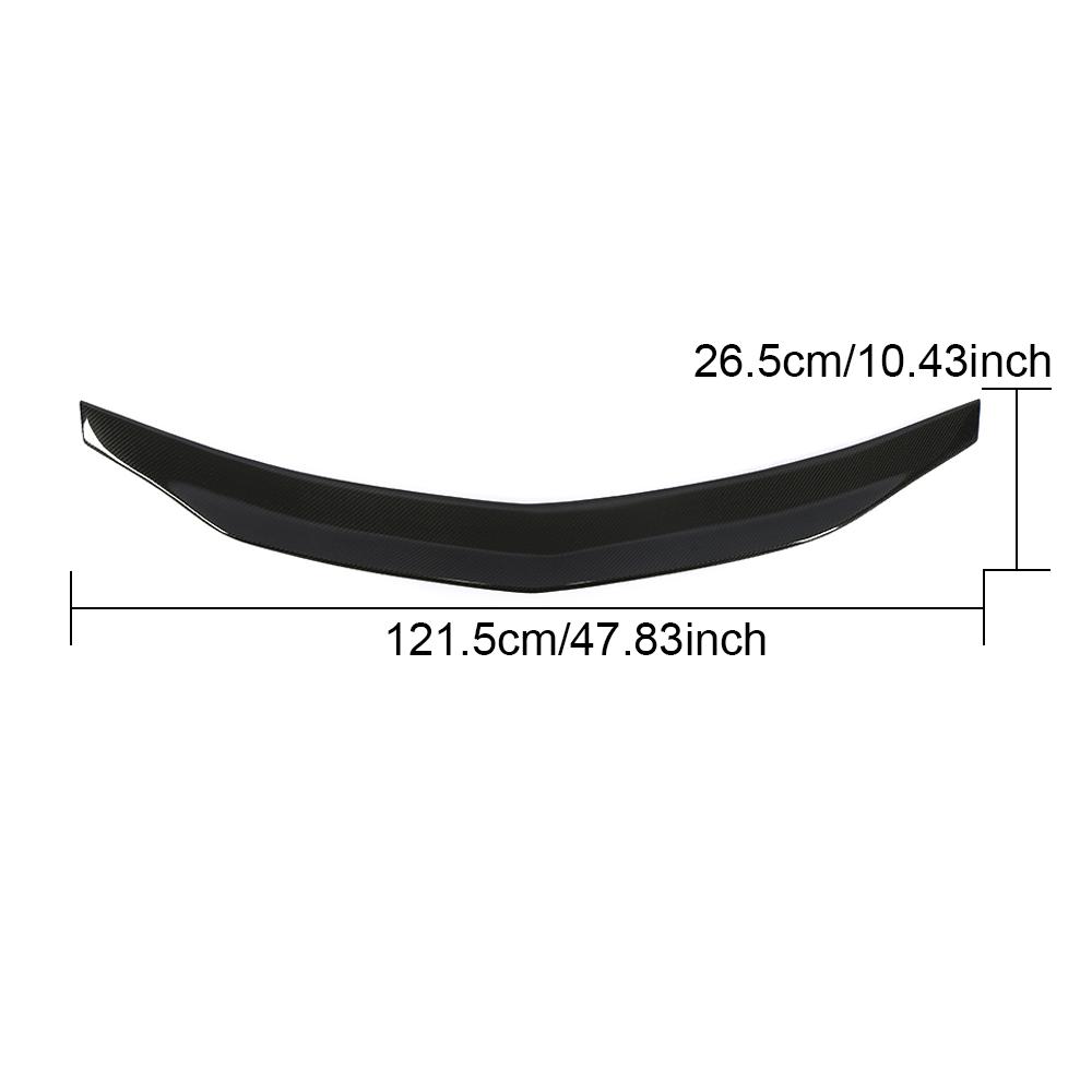 RT Style Carbon Fibre Boot Spoiler for Mercedes Benz C207 E Class Coupe 10-17-Carbon Factory
