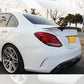 RT Style Carbon Fibre Boot Spoiler for Mercedes Benz W204 C Class Saloon 07-14-Carbon Factory