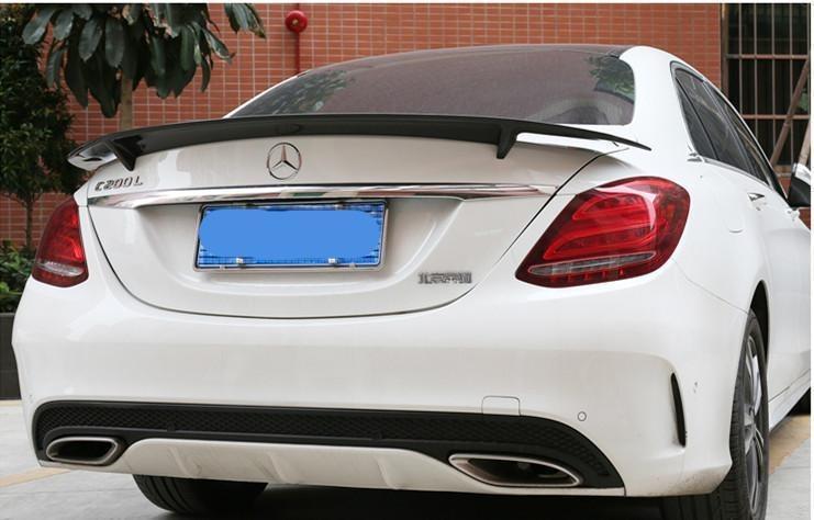 RT Style Carbon Fibre Boot Spoiler for Mercedes Benz W205 C Class 15-21-Carbon Factory