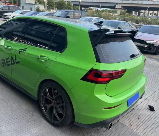 RZ Style Carbon Fibre Boot Spoiler for VW Golf MK8 inc GTI & R 21-Present-Carbon Factory