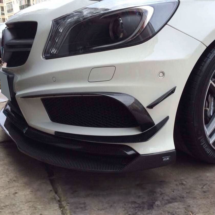RZ Style Carbon Fibre Canards (6 Pieces) for Mercedes Benz W176 A Class 12-15 - Carbon Factory