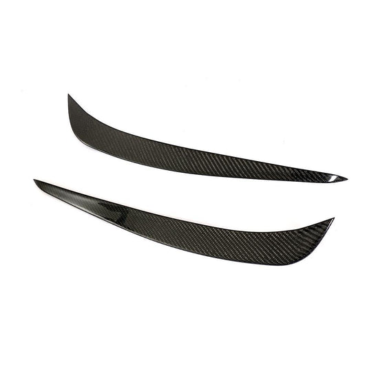 RZ Style Carbon Fibre Front Canards for Tesla Model X 16-Present-Carbon Factory
