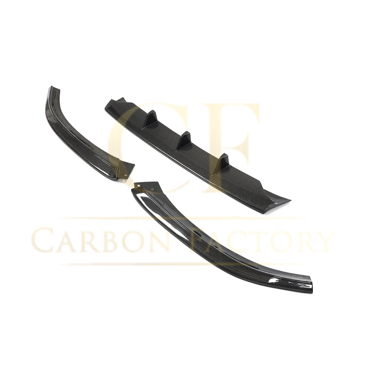 RZ Style Carbon Fibre Front Splitter for Audi B8.5 S5 A5 S Line 11-16-Carbon Factory