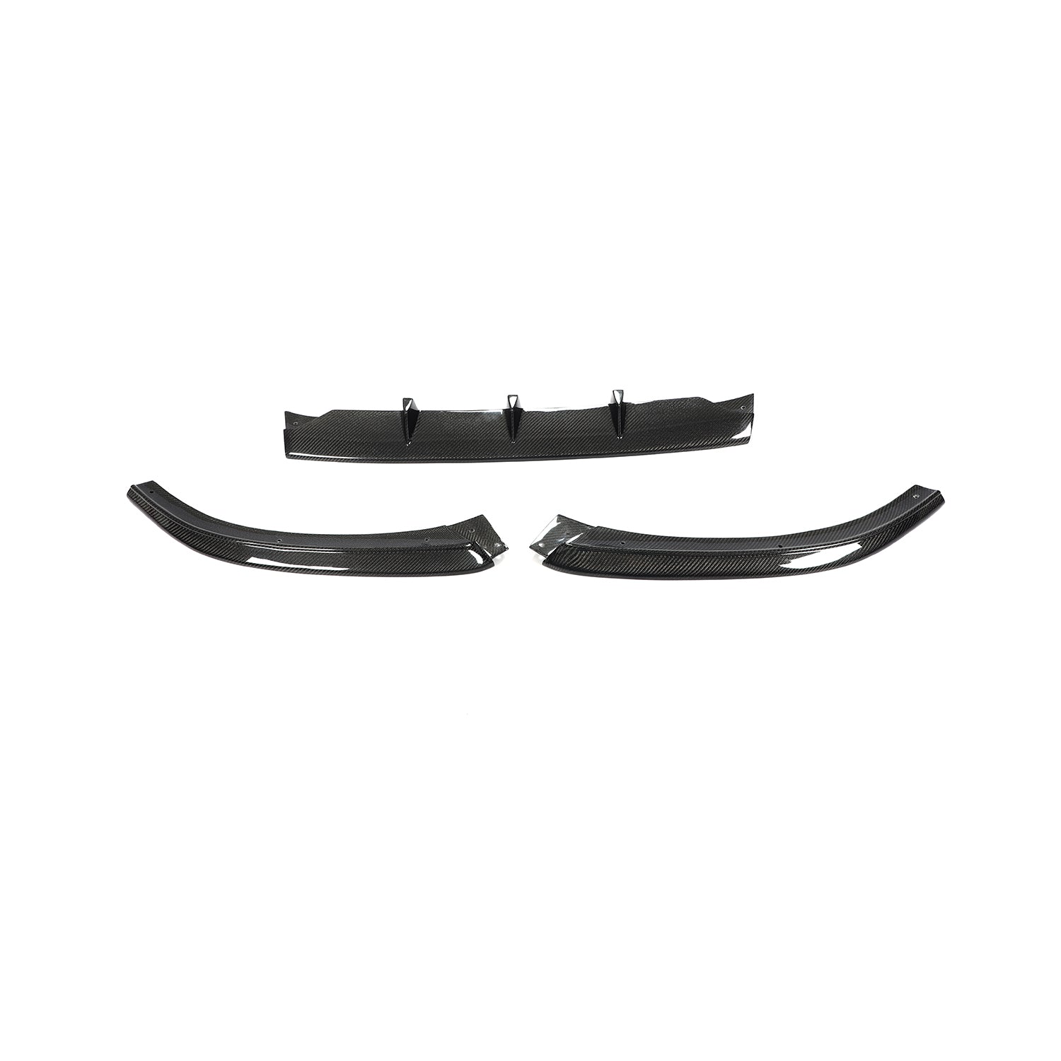 RZ Style Carbon Fibre Front Splitter for Audi B8.5 S5 A5 S Line 11-16-Carbon Factory
