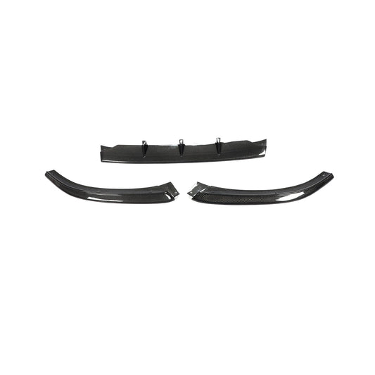 RZ Style Carbon Fibre Front Splitter for Audi B8.5 S5 A5 S Line 11-16-Carbon Factory