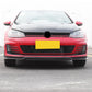 RZ Style Carbon Fibre Front Splitter for VW Golf MK7 GTI 14-17-Carbon Factory