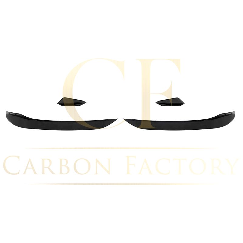RZ Style Gloss Black Front Canards for VW Golf MK7.5 GTI 17-20-Carbon Factory