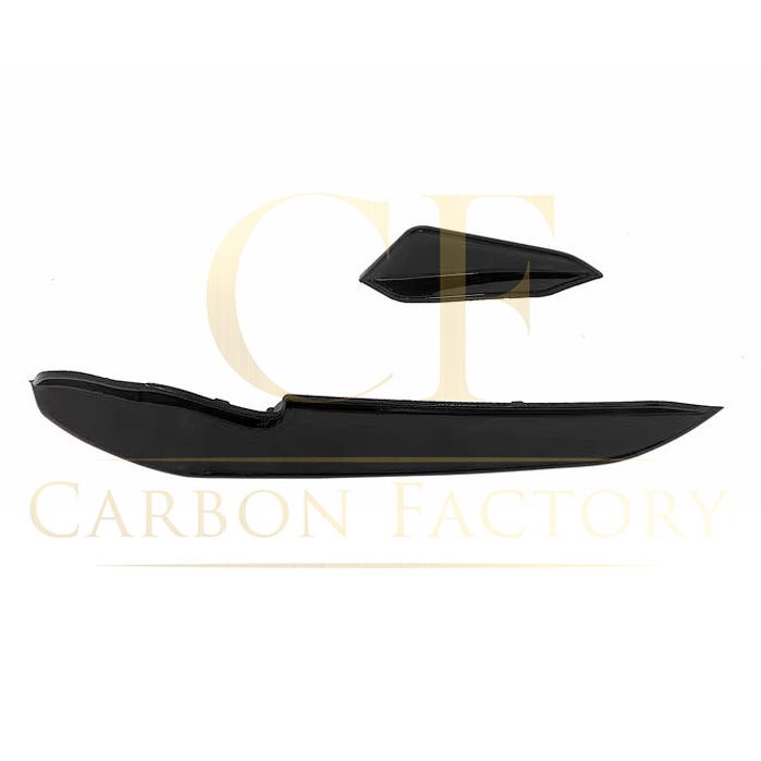 RZ Style Gloss Black Front Canards for VW Golf MK7.5 R-LINE / R 17-20-Carbon Factory
