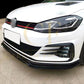 RZ Style Gloss Black Front Splitter for VW Golf MK7 R-LINE / R 13-16-Carbon Factory