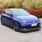 RZ Style Gloss Black Front Splitter for VW Golf MK8 GTI / R-LINE 21-23-Carbon Factory