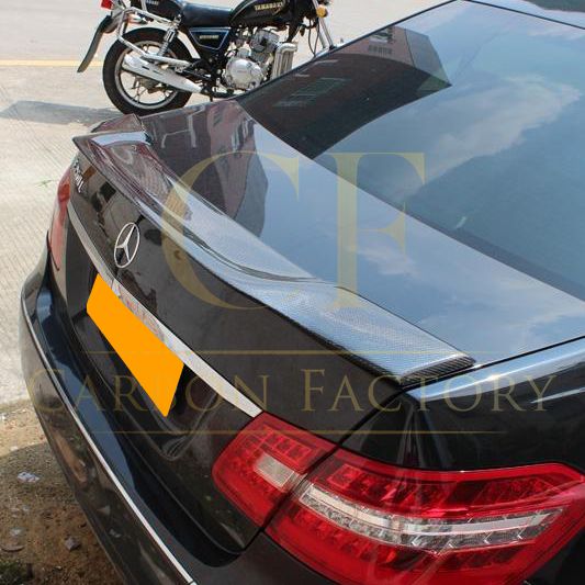 Renntech Style Carbon Fibre Boot Spoiler for Mercedes Benz C207 E Class Coupe 10-17-Carbon Factory
