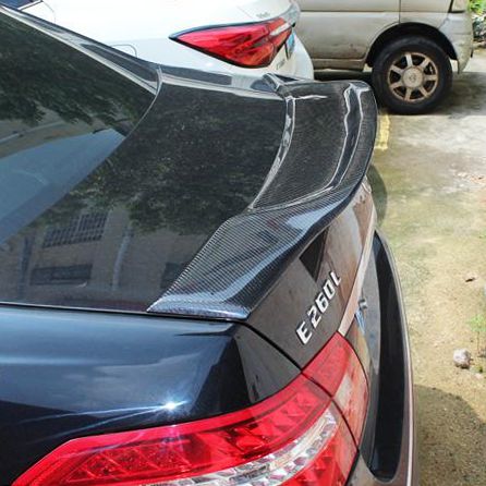 Renntech Style Carbon Fibre Boot Spoiler for Mercedes Benz C207 E Class Coupe 10-17-Carbon Factory