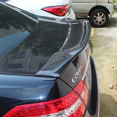 Renntech Style Carbon Fibre Boot Spoiler for Mercedes Benz C207 E Class Coupe 10-17 - Carbon Factory