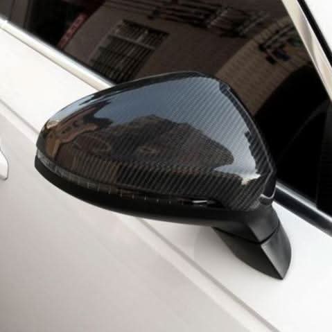 Replacement Carbon Fibre Mirror Covers for Audi A4 S4 RS4 B9 16-Present - Carbon Factory