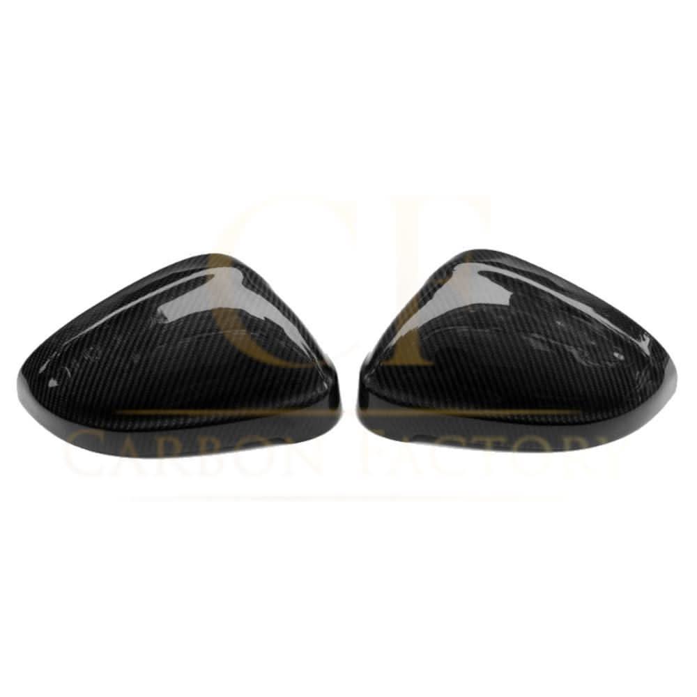 Replacement Carbon Fibre Mirror Covers for Audi A4 S4 RS4 B9 16-Present - Carbon Factory