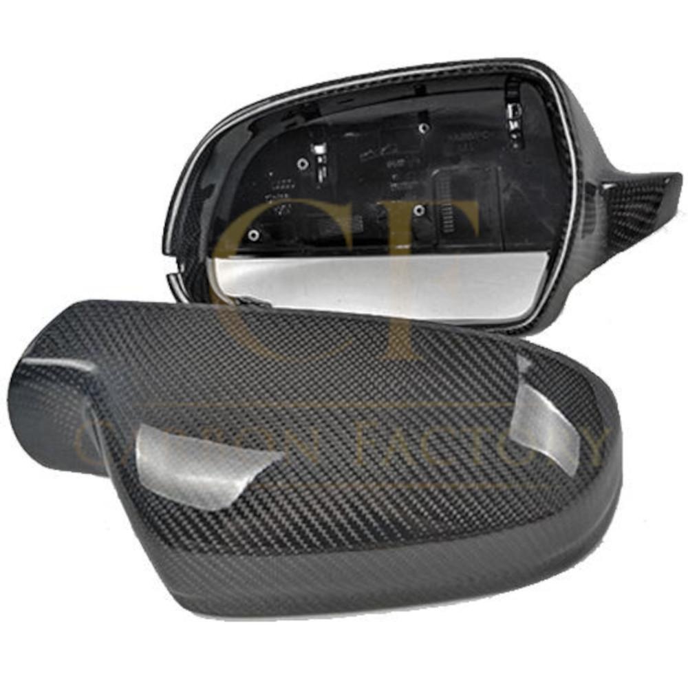 Replacement Carbon Fibre Mirror Covers for Audi B8 B8.5 A5 10-16-Carbon Factory