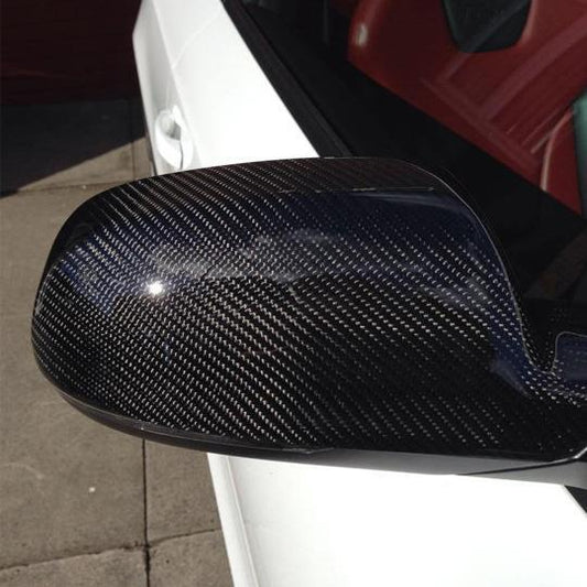 Replacement Carbon Fibre Mirror Covers for Audi B8 B8.5 A5 10-16-Carbon Factory