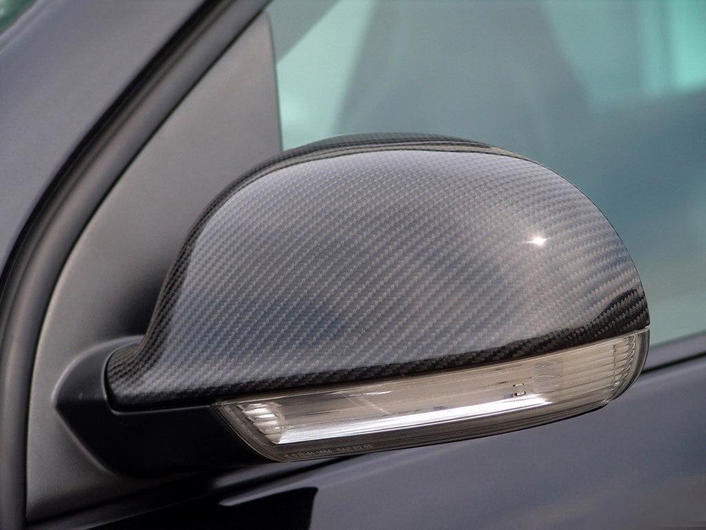 Replacement Carbon Fibre Mirror Covers for VW Golf MK5 04-09-Carbon Factory