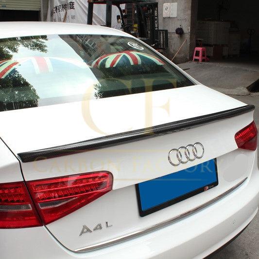 S4 Style Carbon Fibre Boot Spoiler for Audi A4 B8.5 13-15-Carbon Factory