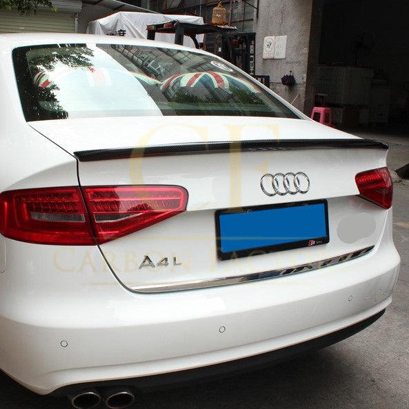 S4 Style Carbon Fibre Boot Spoiler for Audi A4 B8.5 13-15-Carbon Factory