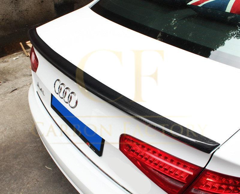 S4 Style Carbon Fibre Boot Spoiler for Audi A4 B8.5 13-15-Carbon Factory