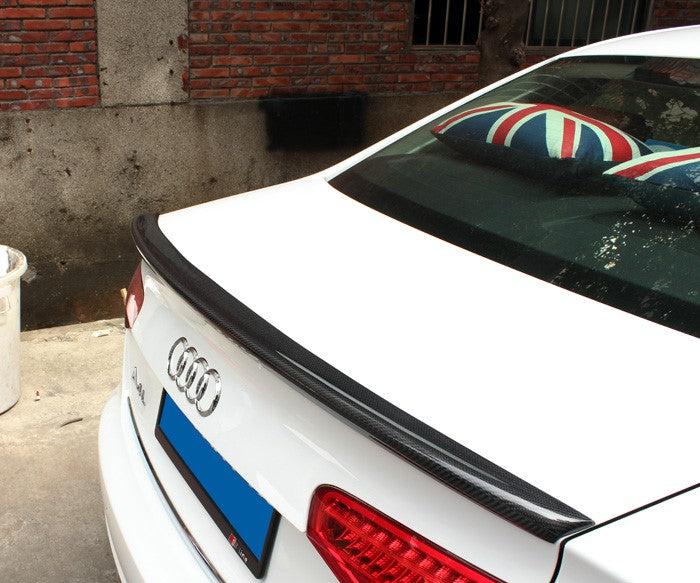 S4 Style Carbon Fibre Boot Spoiler for Audi A4 B8.5 13-15-Carbon Factory
