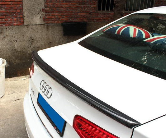 S4 Style Carbon Fibre Boot Spoiler for Audi A4 B8.5 13-15-Carbon Factory