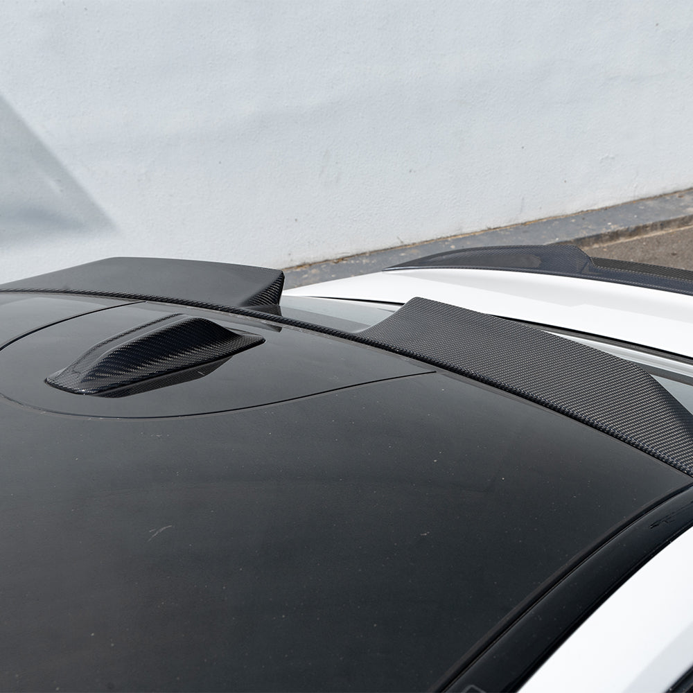 SQ Style Pre-Preg Carbon Fibre Roof Spoiler for BMW G60 5 Series G90 M5 24-Present - Carbon Factory