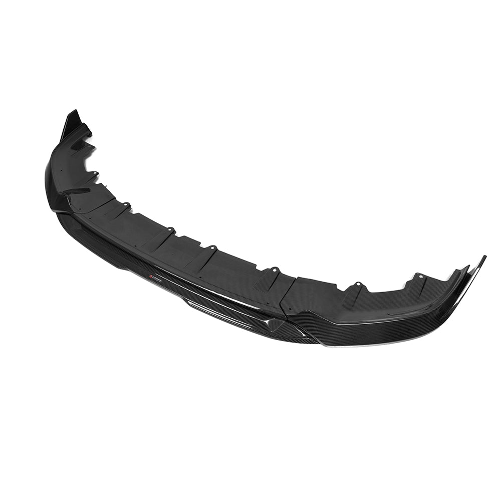 SQ Style Pre-Preg Carbon Fibre Front Splitter for BMW G60 5 Series & i5 24-Present - Carbon Factory