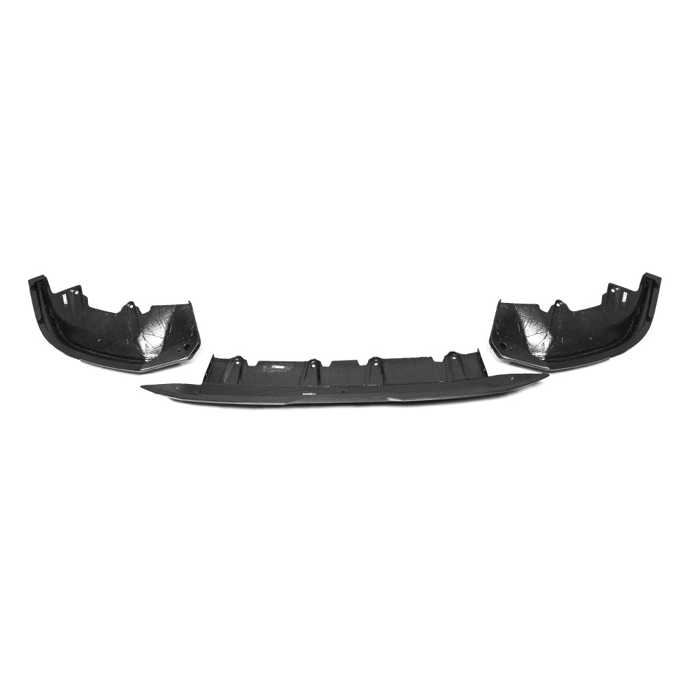 SQ Style Pre-Preg Carbon Fibre Front Splitter for BMW G60 5 Series & i5 24-Present - Carbon Factory
