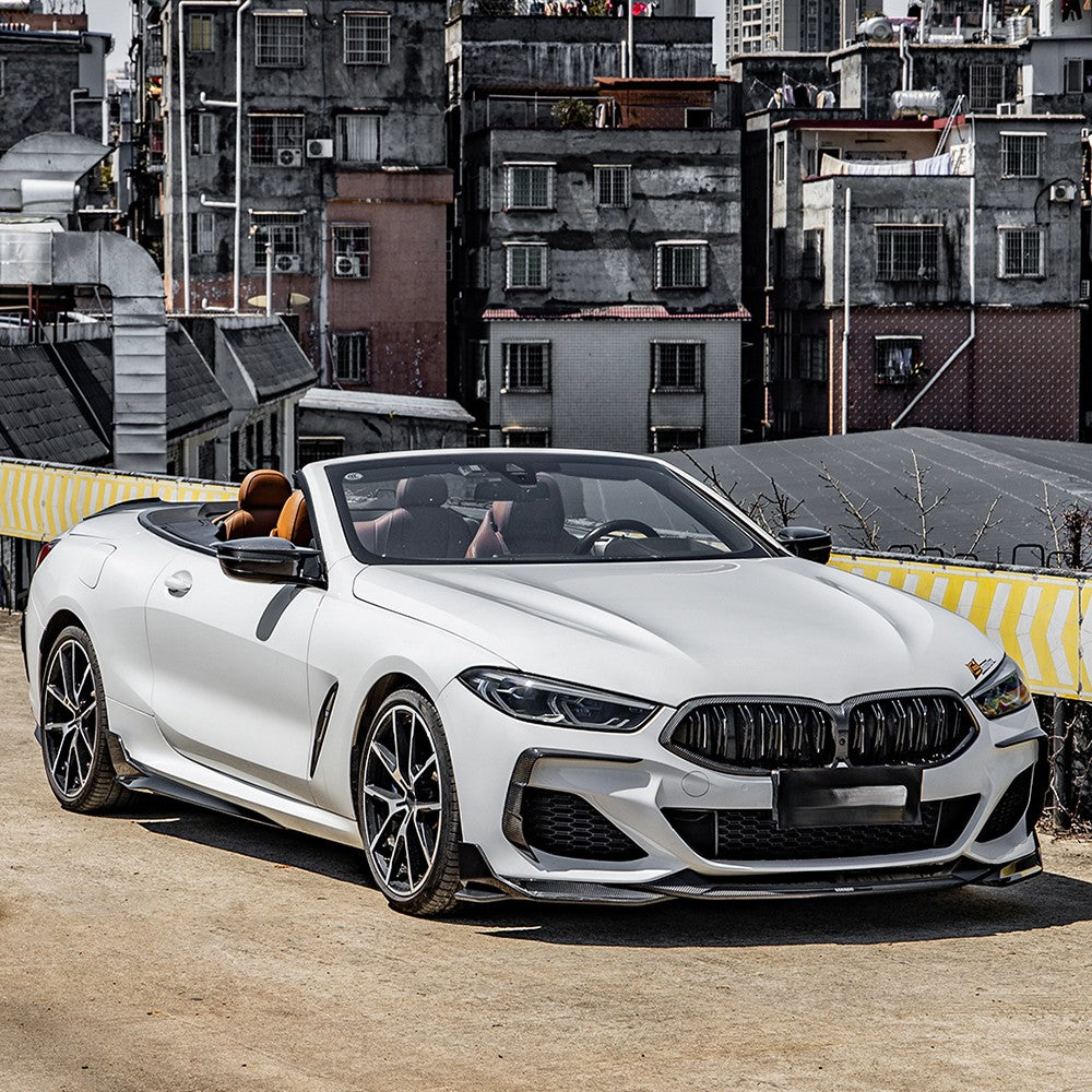 SQ Style Pre-Preg Carbon Fibre Side Skirts for BMW G16 8 Series F93 M8 20-Present - Carbon Factory