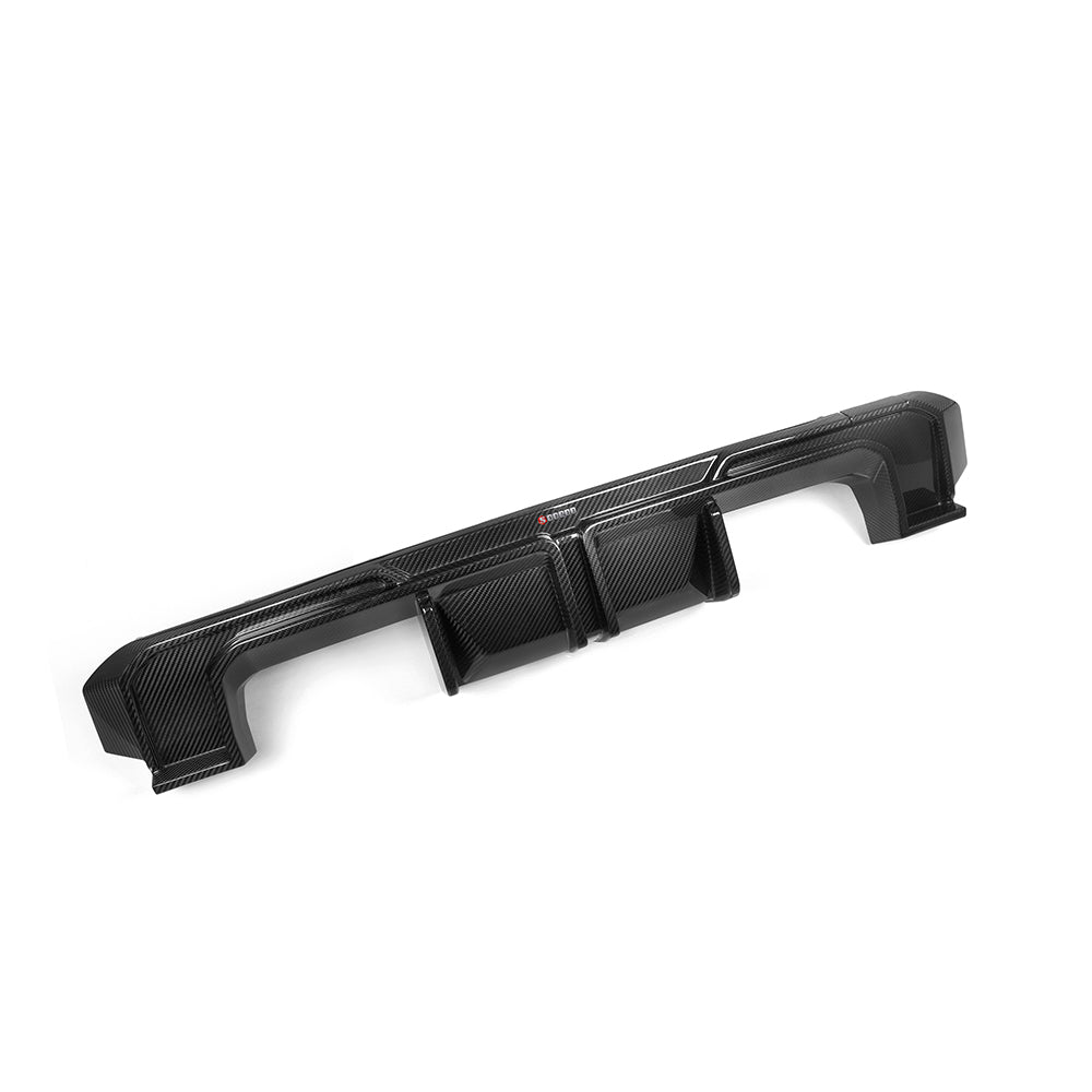 SQ-A Style 3 Pieces Pre-Preg Carbon Fibre Rear Diffuser for BMW G80 G81 M3 G82 G83 M4 21-Present